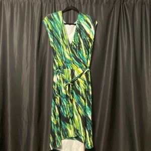 Ava and Viv Green Wrap Dress